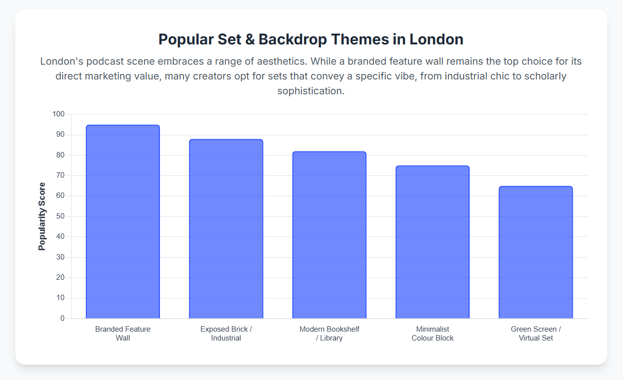 Customise Your Podcast Studio London Set - 8