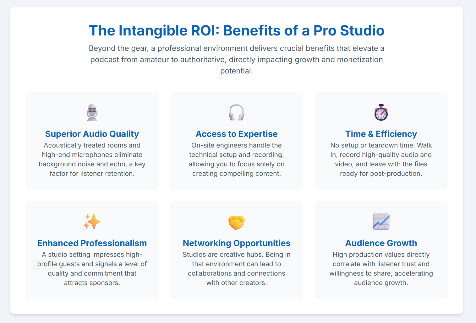 Is a Podcasting Studio London Worth the Investment? A Cost-Benefit Analysis - 6