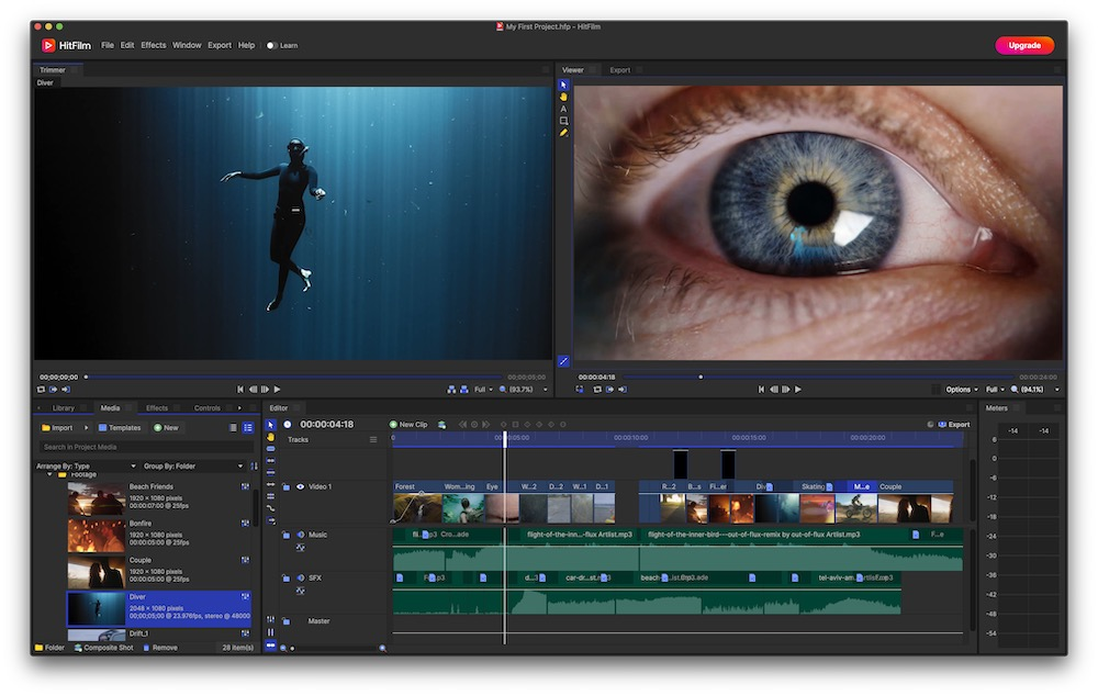 Filming a Masterclass in London: Best Free Video Editing Software for Beginners - 1