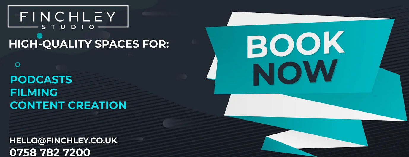 Affordable Podcast Studio options for content producer. Compare London top podcast studios and Finchley production studio - 3