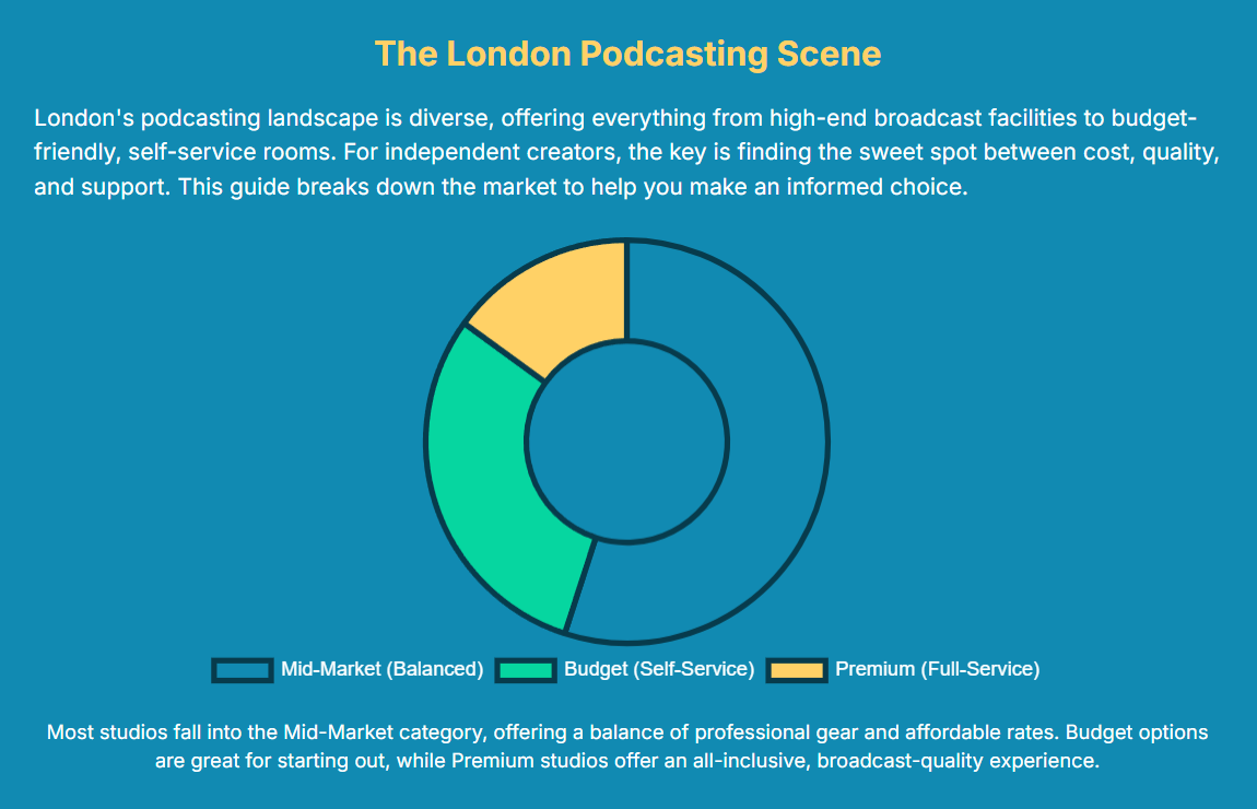 Affordable London Podcast Studios Options for Independent Creators. - 1