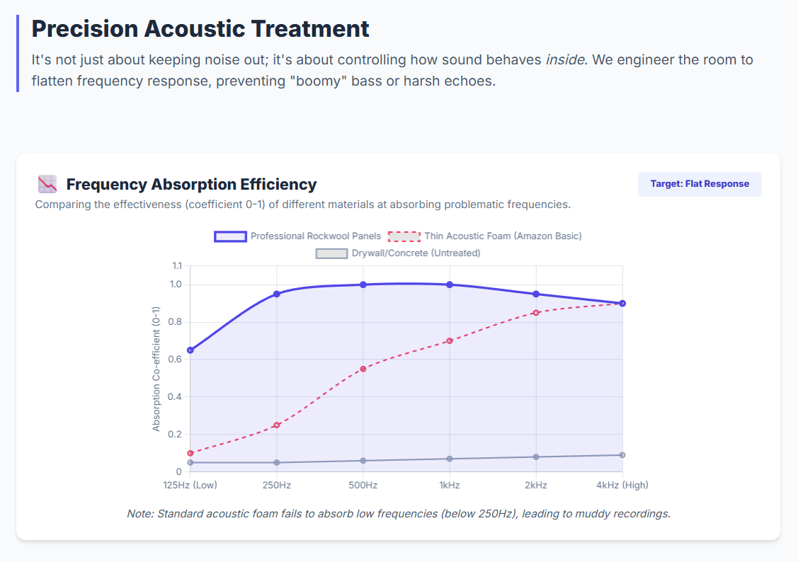 Podcast Recording Studio Analysis: Acoustic Engineering and Environmental Control - 5