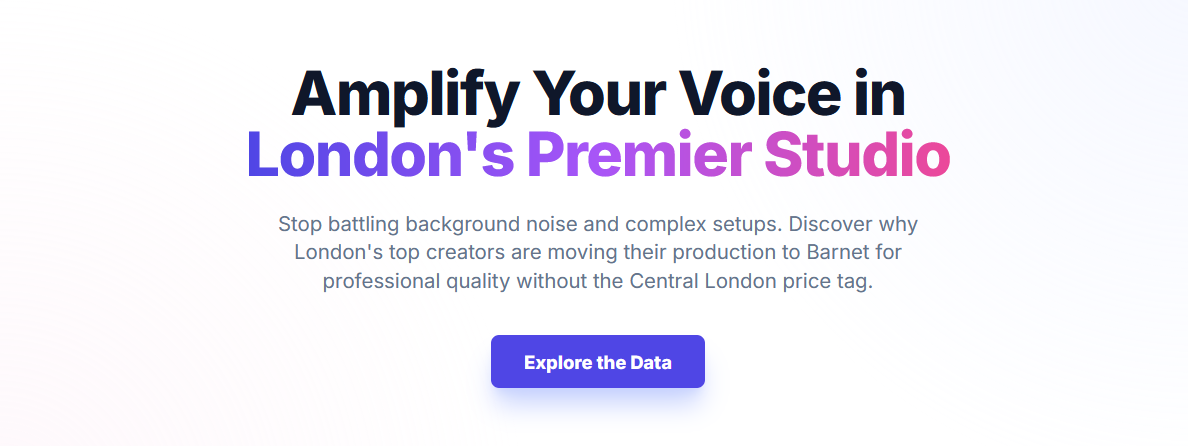 Save on Production Costs: Professional Video Studio and Recording Studio London Facilities in North London - 2