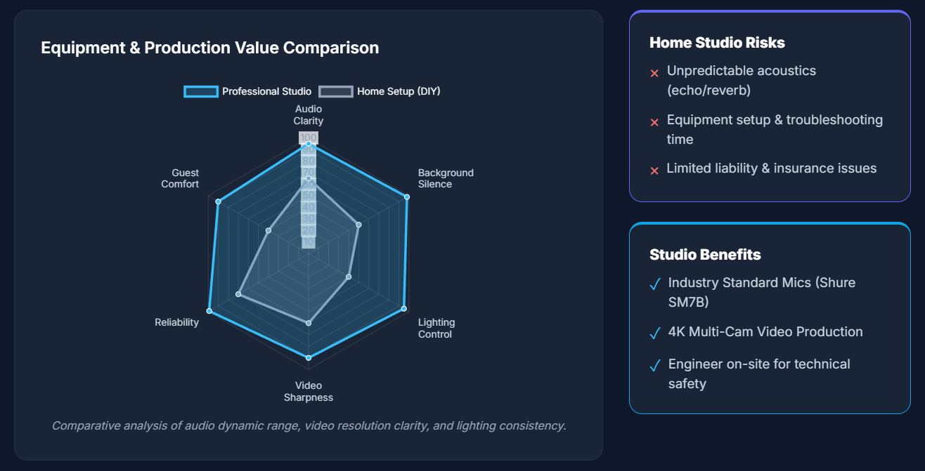Navigating the Shift: How the Modern London Podcast Studio Integrates with the High-Spec Video Studio - 2