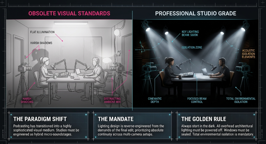 The Comprehensive Architecture of Video Podcast Studio Lighting - 2