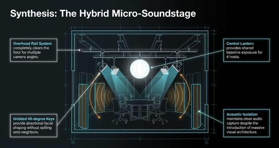 The Comprehensive Architecture of Video Podcast Studio Lighting - 13