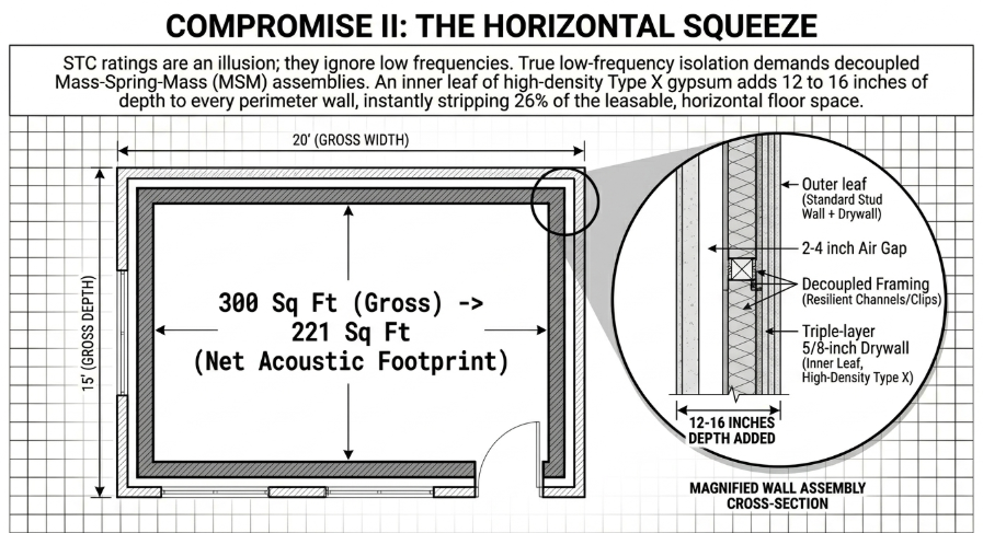 Advanced Acoustic and Thermodynamic Engineering in Retrofit Environments: Formulating Air Velocity and Structural Compromises for NC-25 Studio - 8
