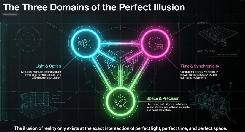 Technical Optimization of In-Camera Visual Effects: Pixel Pitch, Synchronization Protocols, and Tracking Precision in LED Volumes - 3