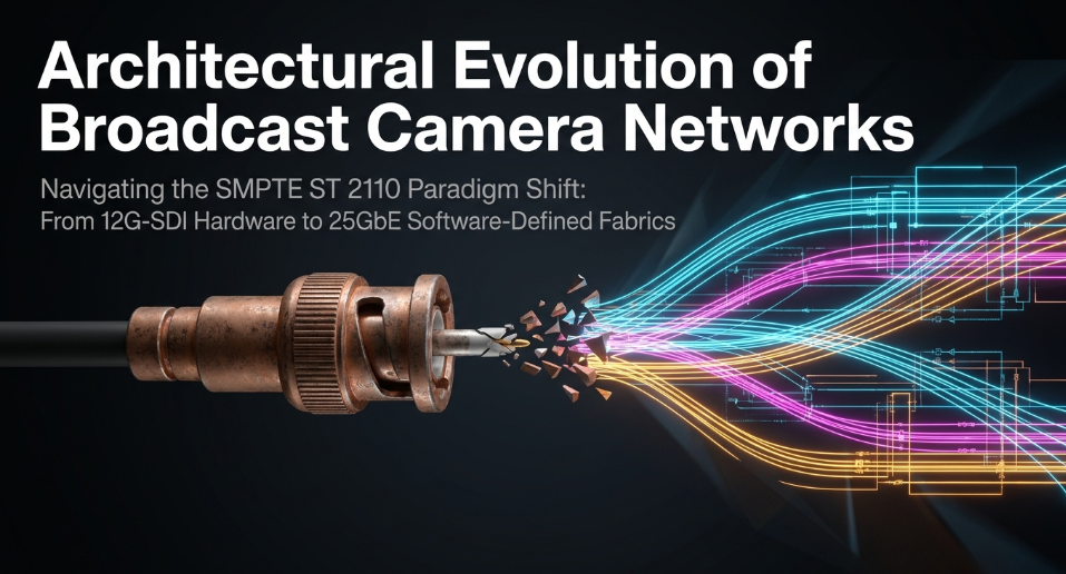 Architectural Evolution of Broadcast Camera Networks of podcast studios - 1