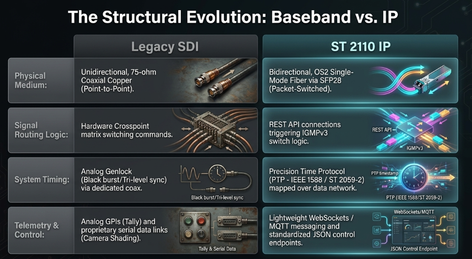 Architectural Evolution of Broadcast Camera Networks of podcast studios - 4