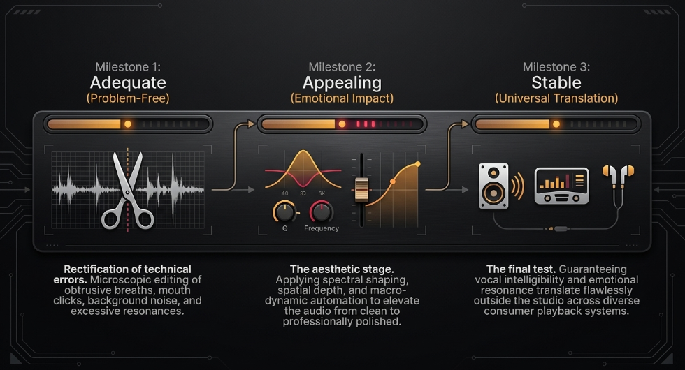 Audio Engineering in a Professional Podcast Post-Production - 6
