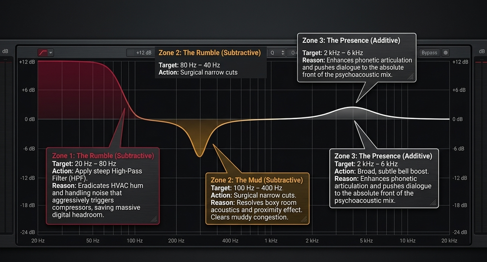 Audio Engineering in a Professional Podcast Post-Production - 9