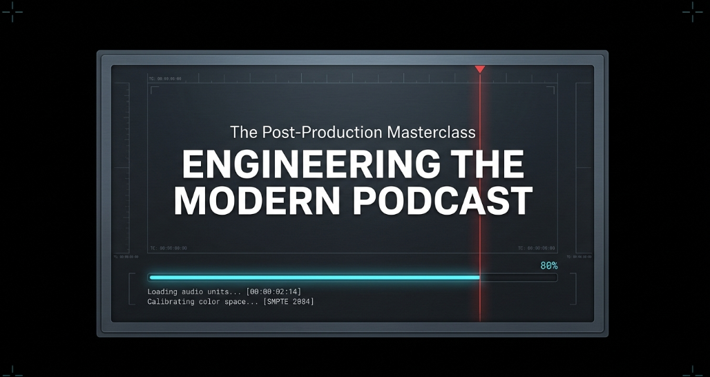 Video Execution of a Professional Podcast: The Post-Production Guide - 1
