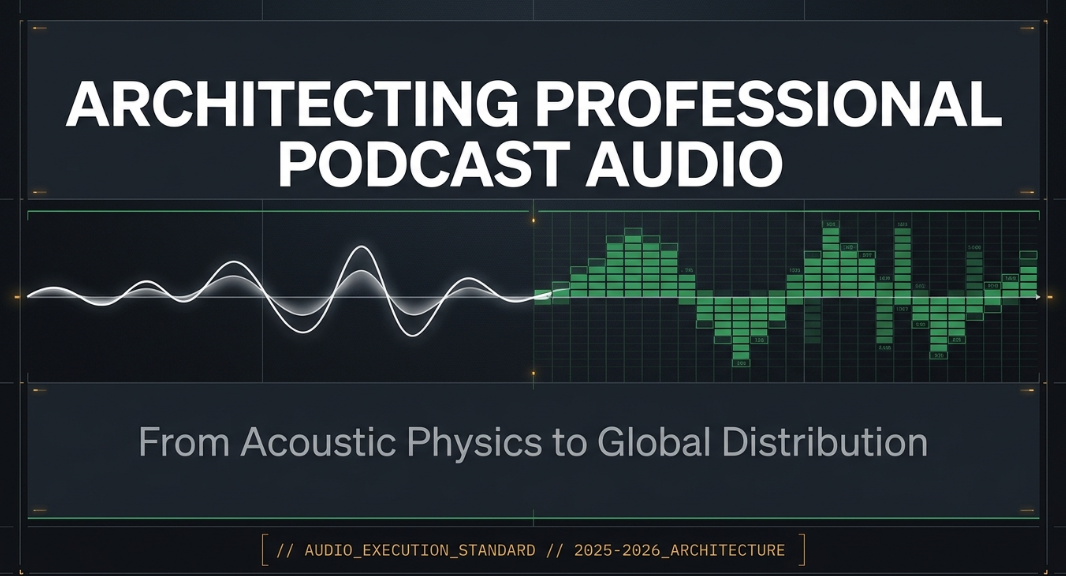 Audio Execution for a Professional Podcast: File Formats and Settings - 1