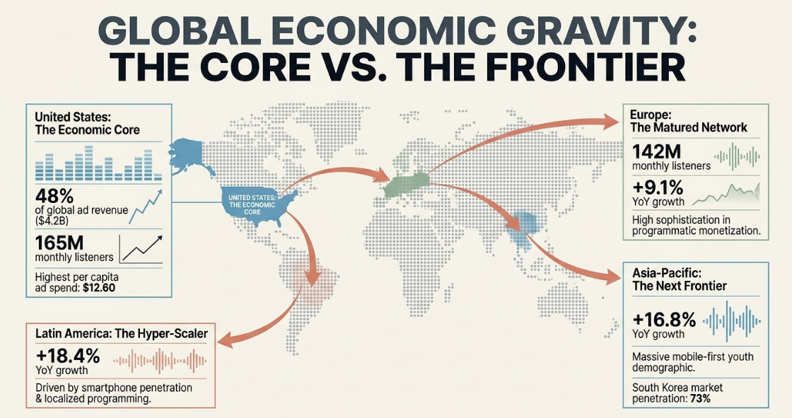 podcast-marketing: The Macroeconomics and Evolution of the 2026 Podcast Landscape - 2