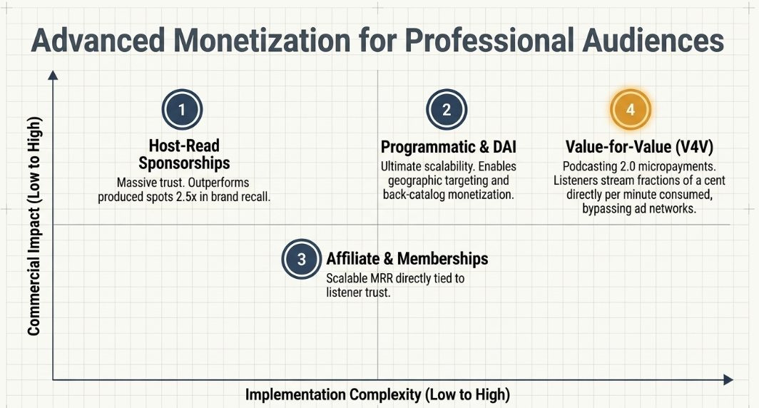 The Strategic Imperative of Podcast Marketing for Professional Brands: Industry Landscape and ROI Realization: Advanced Monetization Strategies for Professional Audiences - 13
