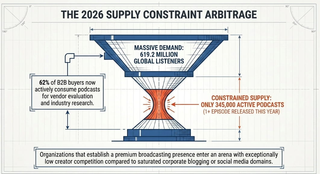 The Strategic Imperative of Podcast Marketing for Professional Brands: Industry Landscape and ROI Realization: Horizon 2028: Strategic Predictions - 2