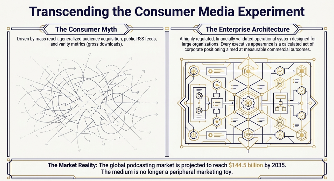 Strategic Podcast Marketing: Building the Business Case and Operational Plan for Enterprise Audio: The Theoretical Foundation: Architecting the Business Case - 1