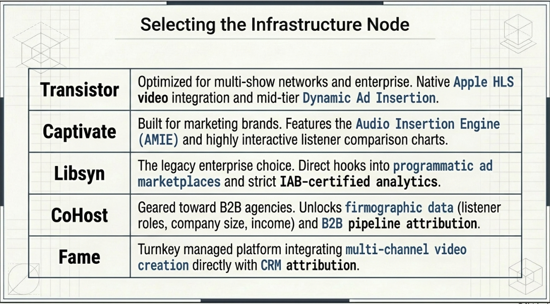 Strategic Podcast Marketing: The Ecosystem of Podcast Production, Search Engine Optimization, and Strategic Promotion: Hosting Infrastructure and Omnichannel Syndication - 32