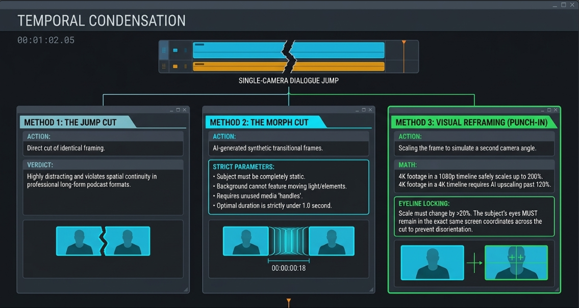 Video Engineering in a Professional Podcast Post-Production: Cutting: Transitions and Edit Categories - 8