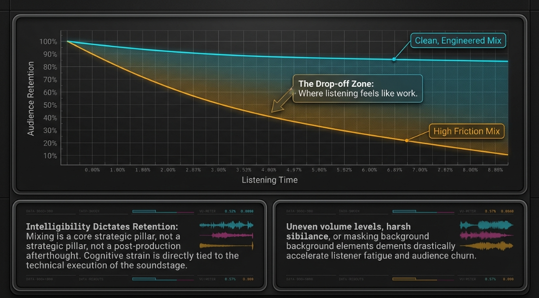 Audio Engineering in a Professional Podcast Post-Production: Concepts and Practices: Music and Mixing - 1