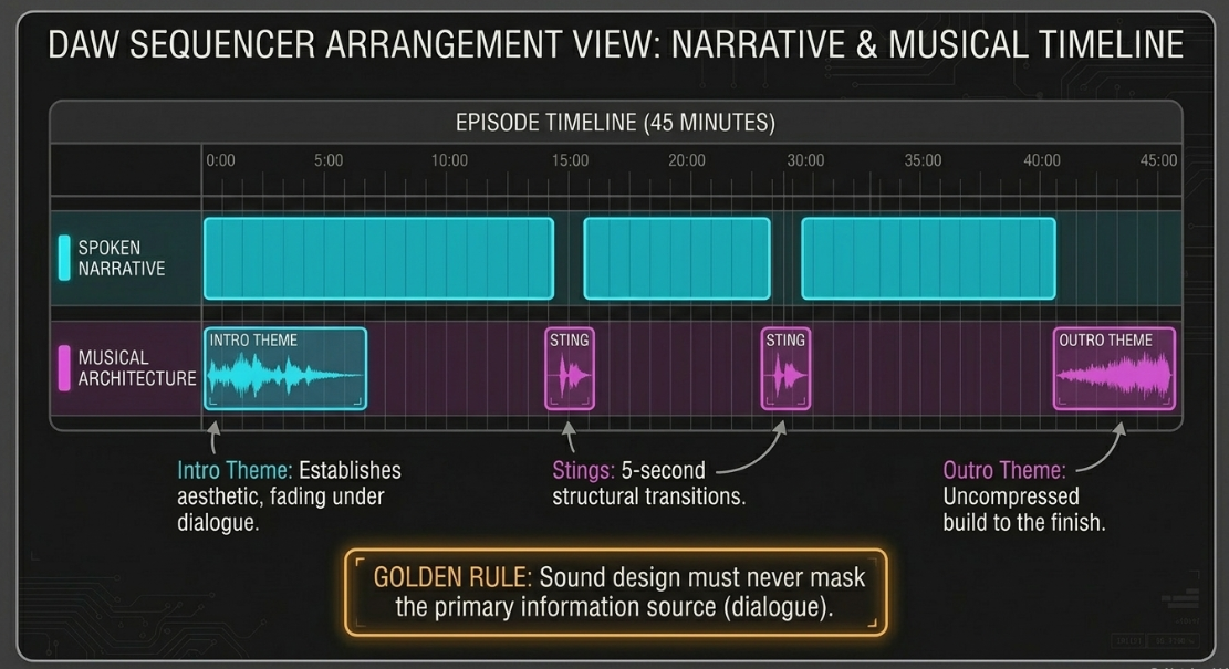 Audio Engineering in a Professional Podcast Post-Production: Concepts and Practices: Music and Mixing - 9