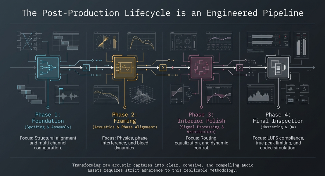 Audio Engineering in a Professional Podcast Post-Production: Concepts and Practices: Learning to Mix - 1