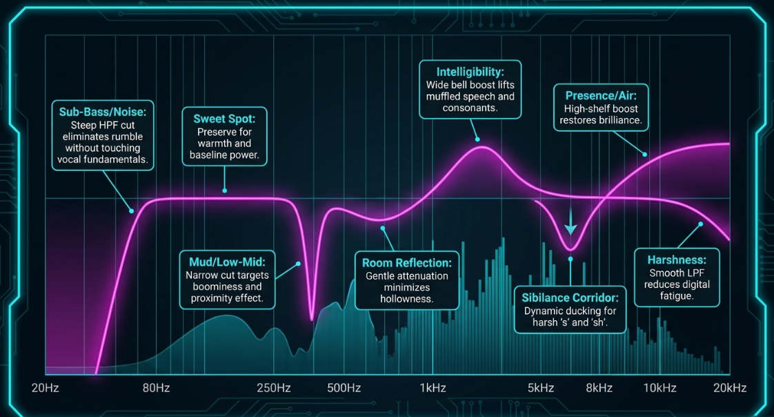 Audio Engineering in a Professional Podcast Post-Production: Concepts and Practices: Mixing Domains and Objectives - 6