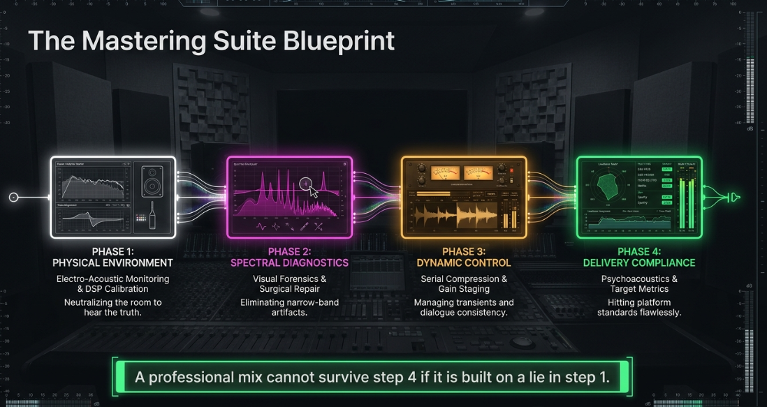 Audio Engineering in a Professional Podcast Post-Production: Tools: monitoring - 2