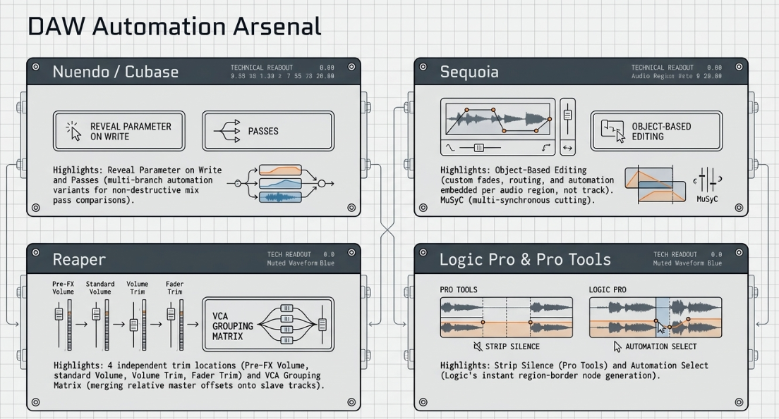 Audio Engineering in a Professional Podcast Post-Production: Tools: Faders - 4