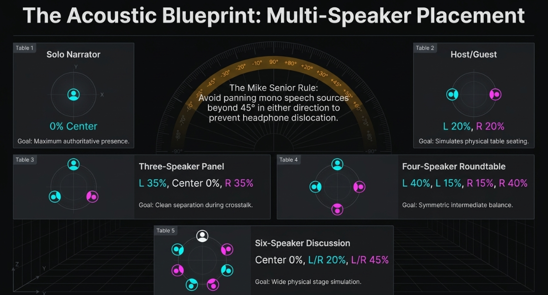 Audio Engineering in a Professional Podcast Post-Production: Tools: Panning - 5