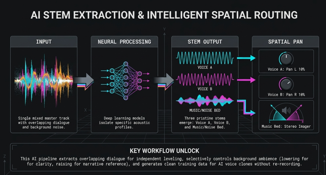 Audio Engineering in a Professional Podcast Post-Production: Tools: Panning - 8