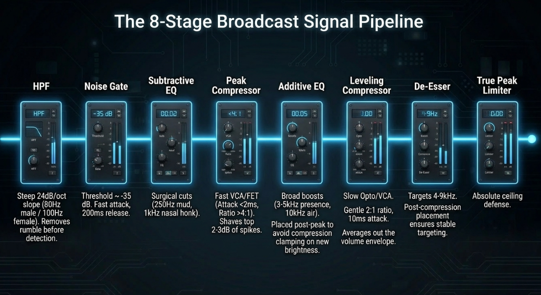 Audio Engineering in a Professional Podcast Post-Production: Tools: Compressors - 4