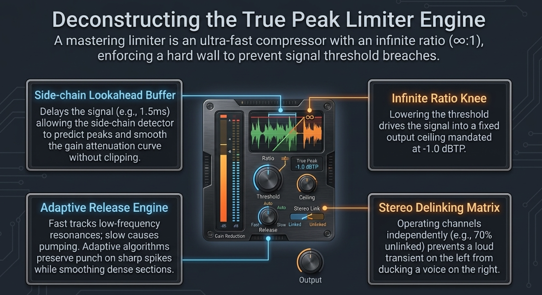 Audio Engineering in a Professional Podcast Post-Production: Tools: Limiters - 7
