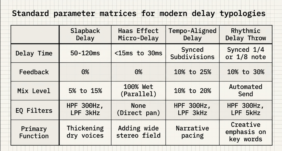 Audio Engineering in a Professional Podcast Post-Production: Tools: Delays - 3