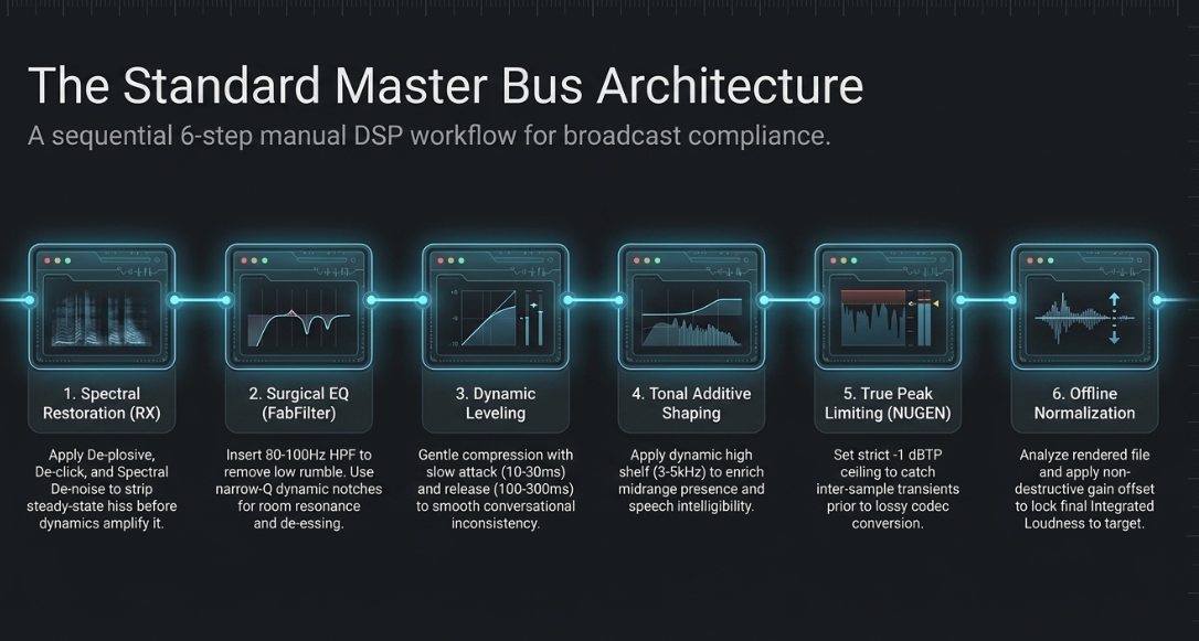 Audio Engineering in a Professional Podcast Post-Production: Tools: Modulation Tools: Delivery Standards and Loudness Normalization - 9