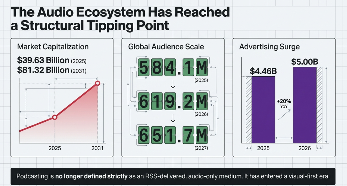 Video Execution of a Professional Podcast: Understanding the Audience: What’s Happening: Growth and Trends - 1