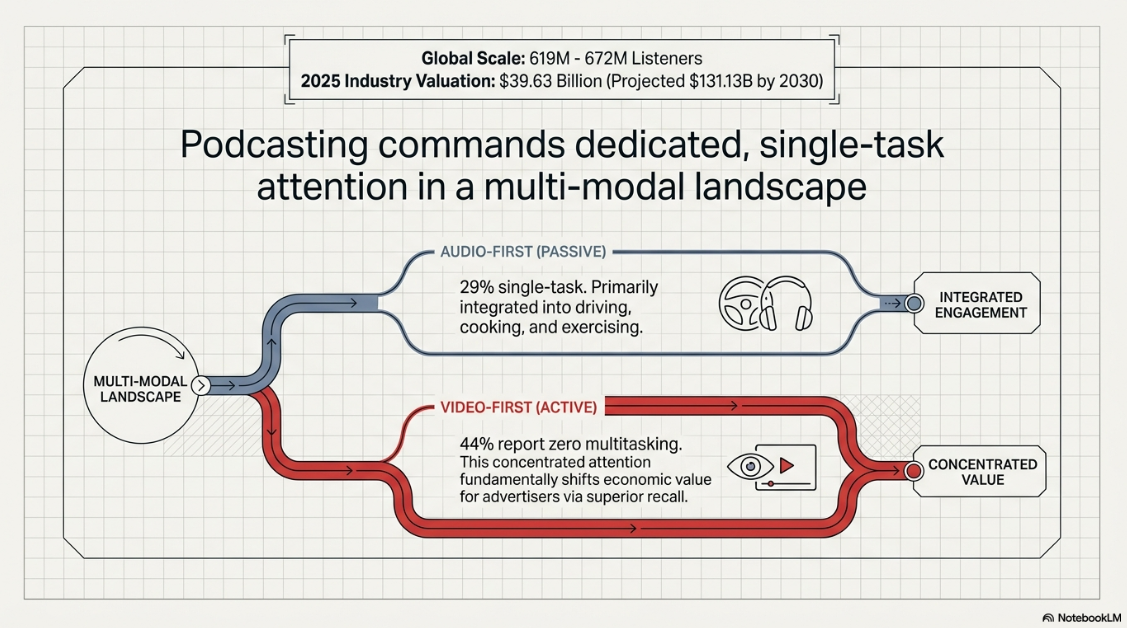 Video Execution of a Professional Podcast: Understanding the Audience: What’s Happening: Growth and Trends: What Podcasting Is and Is Not - 1
