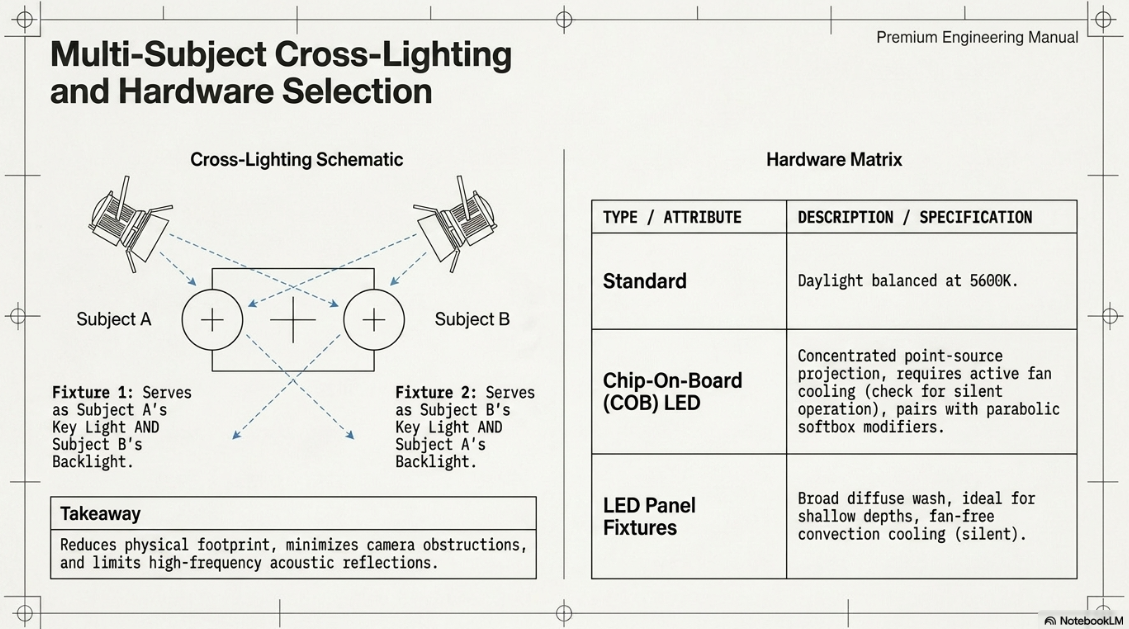 video Execution of a Professional Podcast: The Pre-Production Phase: Production: Lighting and Sound - 6
