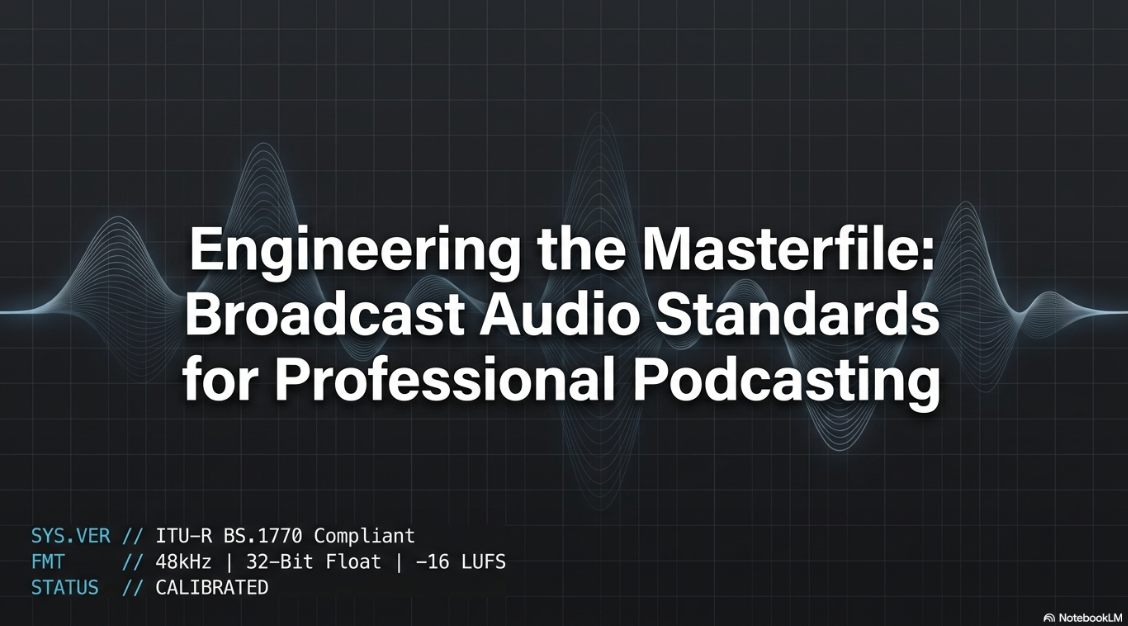 Audio Execution for a Professional Podcast: File Formats and Settings: Digital Audio, the Sample Rate, and the Bit Rate - 1