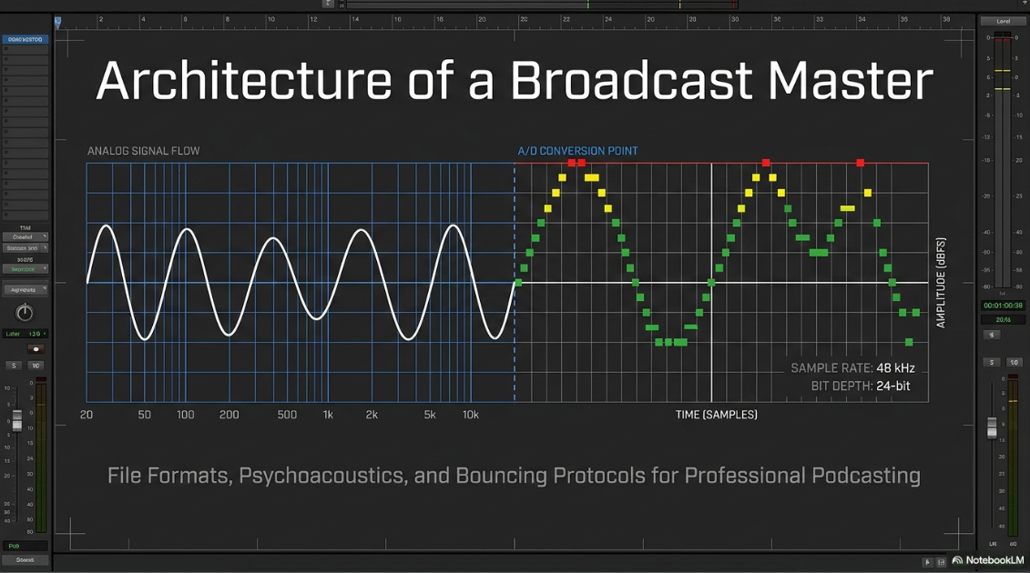 Audio Execution for a Professional Podcast: File Formats and Settings: Compressed and Uncompressed File Formats: Bouncing Your Files in Audacity - 1
