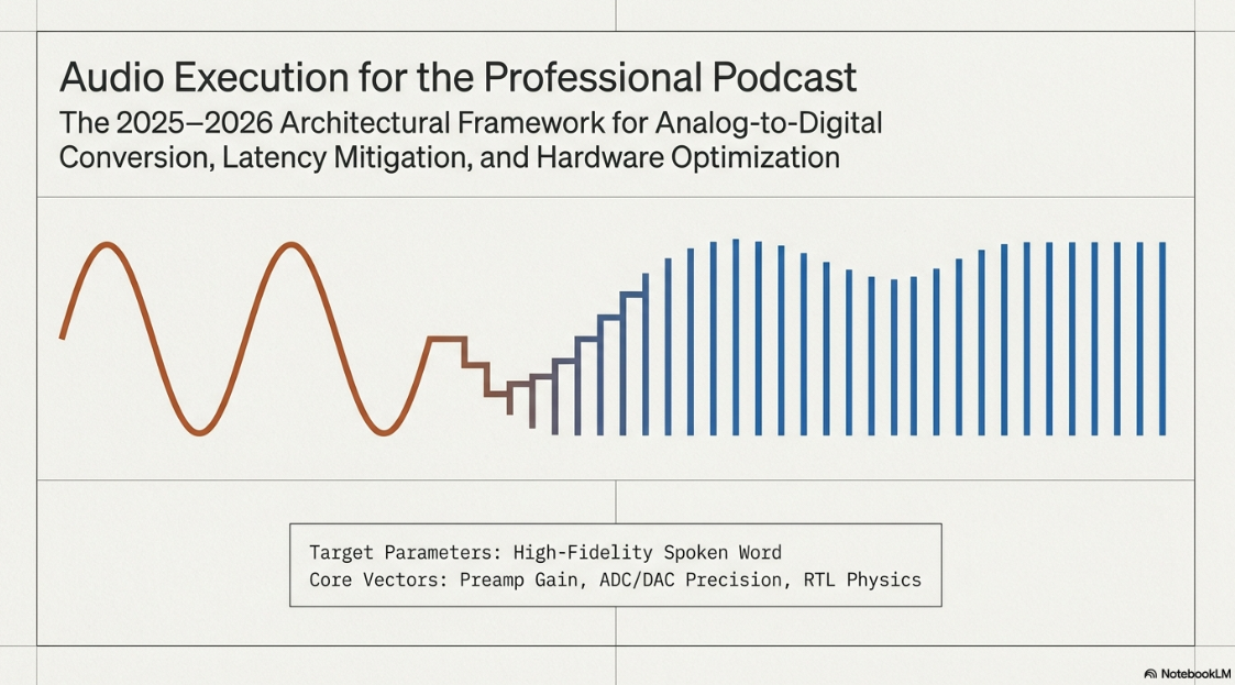 Audio Execution for a Professional Podcast: Gear: Audio Interface: The Analog to Digital Connection - 1