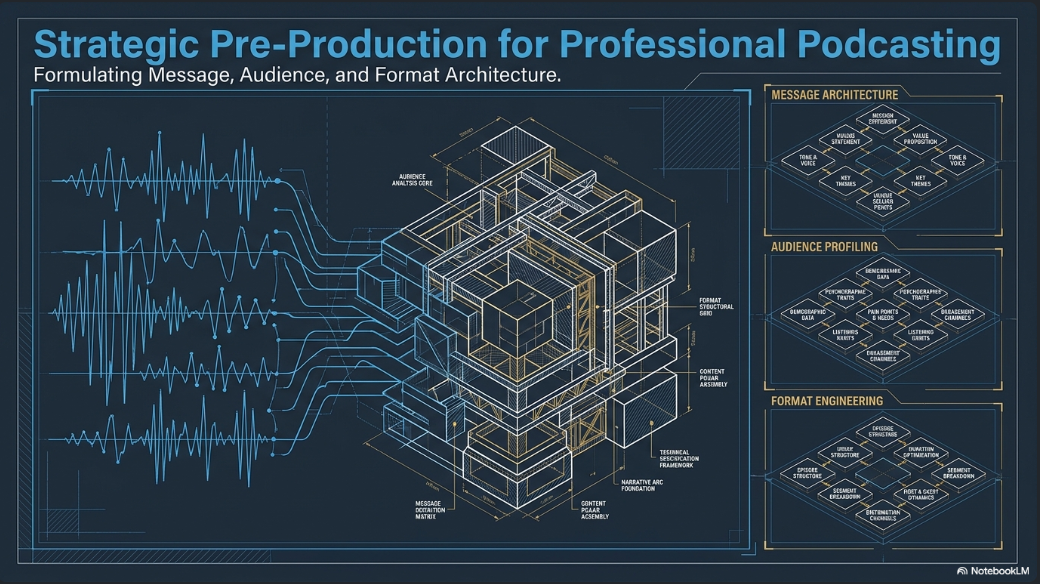 Strategic Pre-Production for a Professional Podcast: Formulating a Compelling Message and Cultivating a Hungry Audience: Architectural Blueprint: Determining the Podcast Format - 1