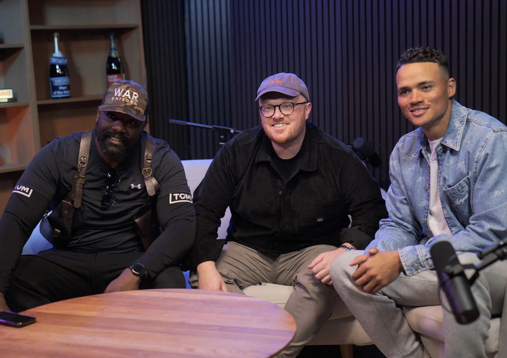 Finchley Blackwood – professional podcast studio London with blackwood backdrop and premium AV