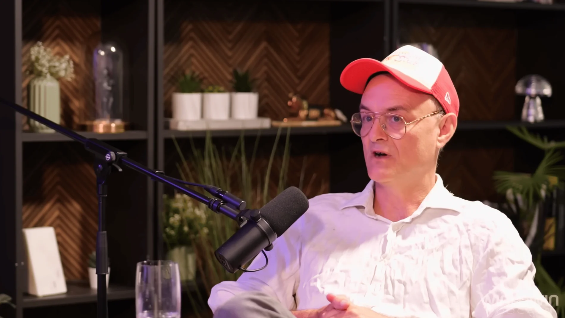 CEO set podcast studio London at Finchley – professional lighting for executive interview productions