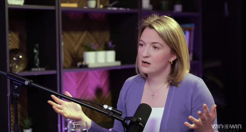 CEO thought leadership studio in London at Finchley – polished executive set for podcasts and high-end branded interview content