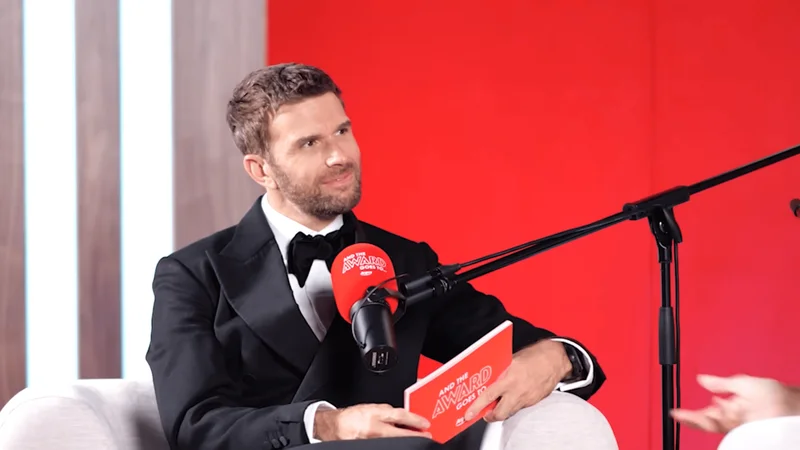 Brick studio podcast set in Finchley London – authentic red brick backdrop for stylish podcast production interviews and branded content