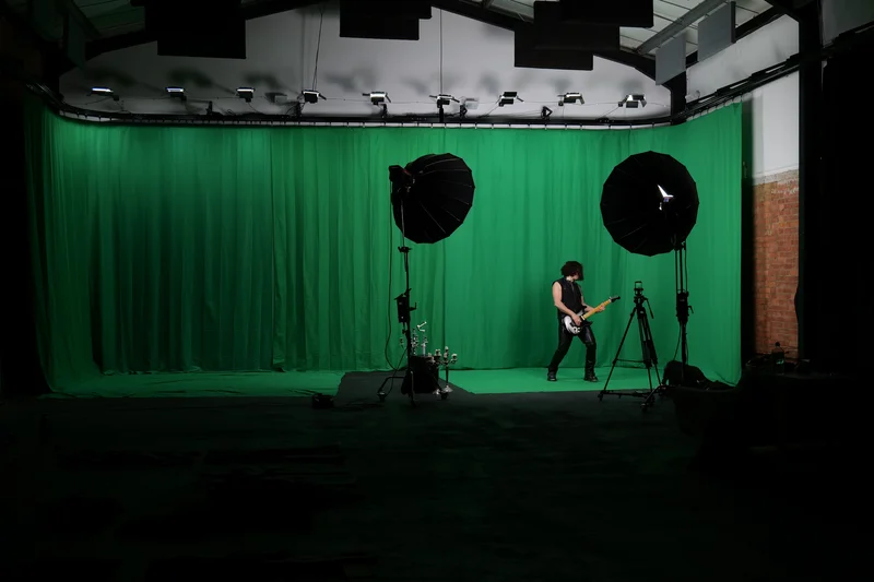 Green screen filming in North London at Finchley Giant Chromakey studio – professional versatile for commercials corporate and creative films