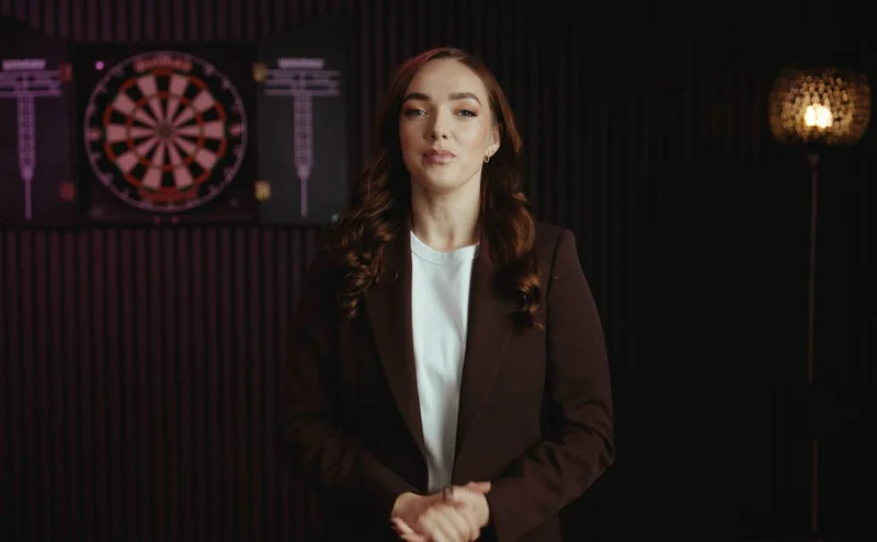 Blackwood podcast studio at Finchley London – professional interview set with black backdrop for branded content and podcasts