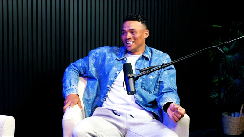 Blackwood interview studio in Finchley London – cinematic black wood backdrop for thought leadership and podcast content